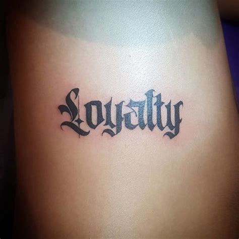 Tattoos Representing Loyalty