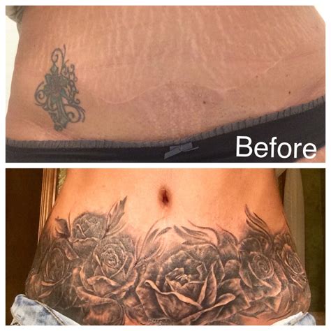 Tattoos To Cover Stretch Marks