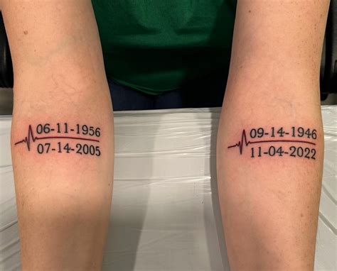 Tattoos With Death Dates