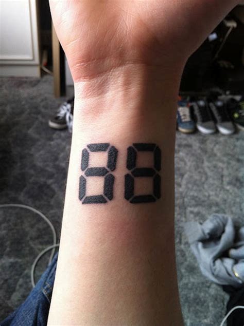 Tattoos With Numbers Ideas