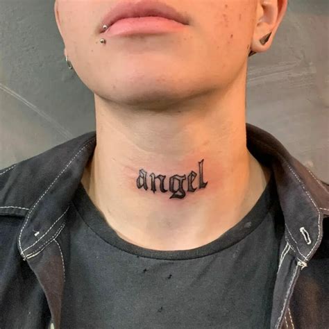 Tattoos With The Name Angel