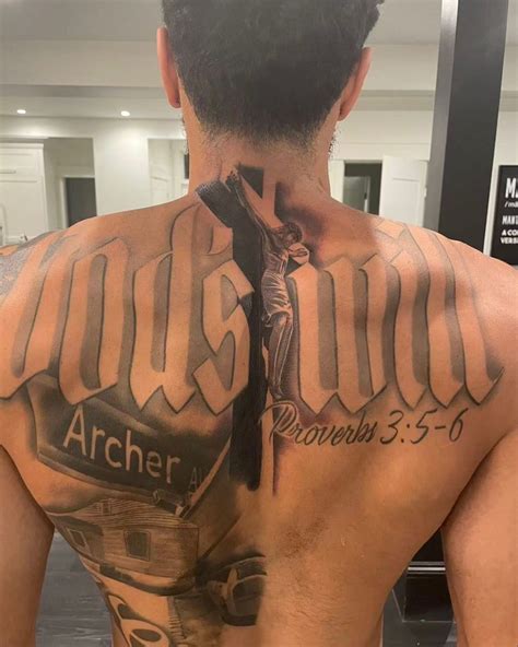 Tatum Back Tattoo