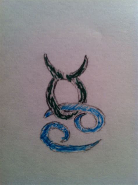 Taurus And Cancer Tattoo