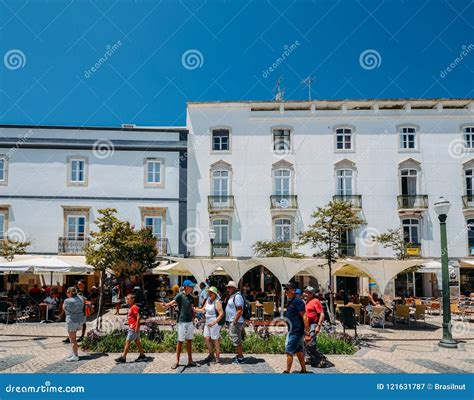 Tavira Crowded Streets