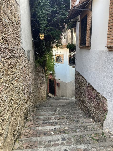 Taxco steep streets