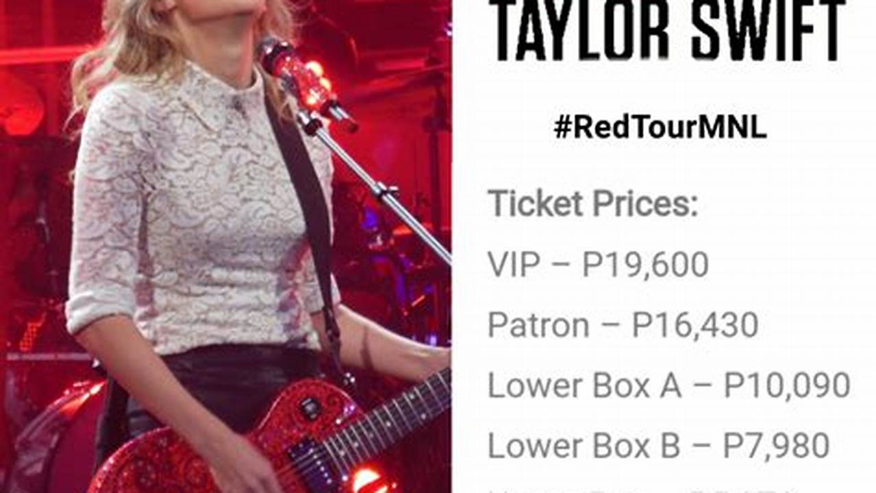 Taylor Swift Concert Philippines 2024 Tickets