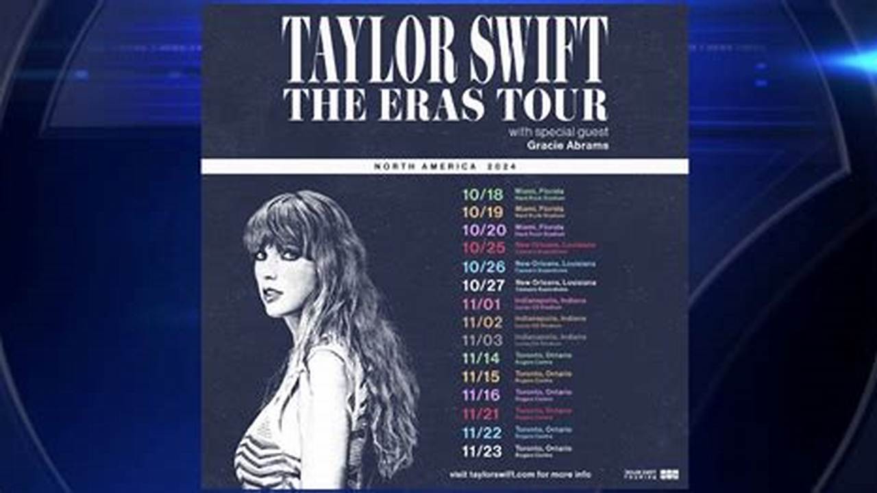 Taylor Swift Miami 2024 Concert Dates