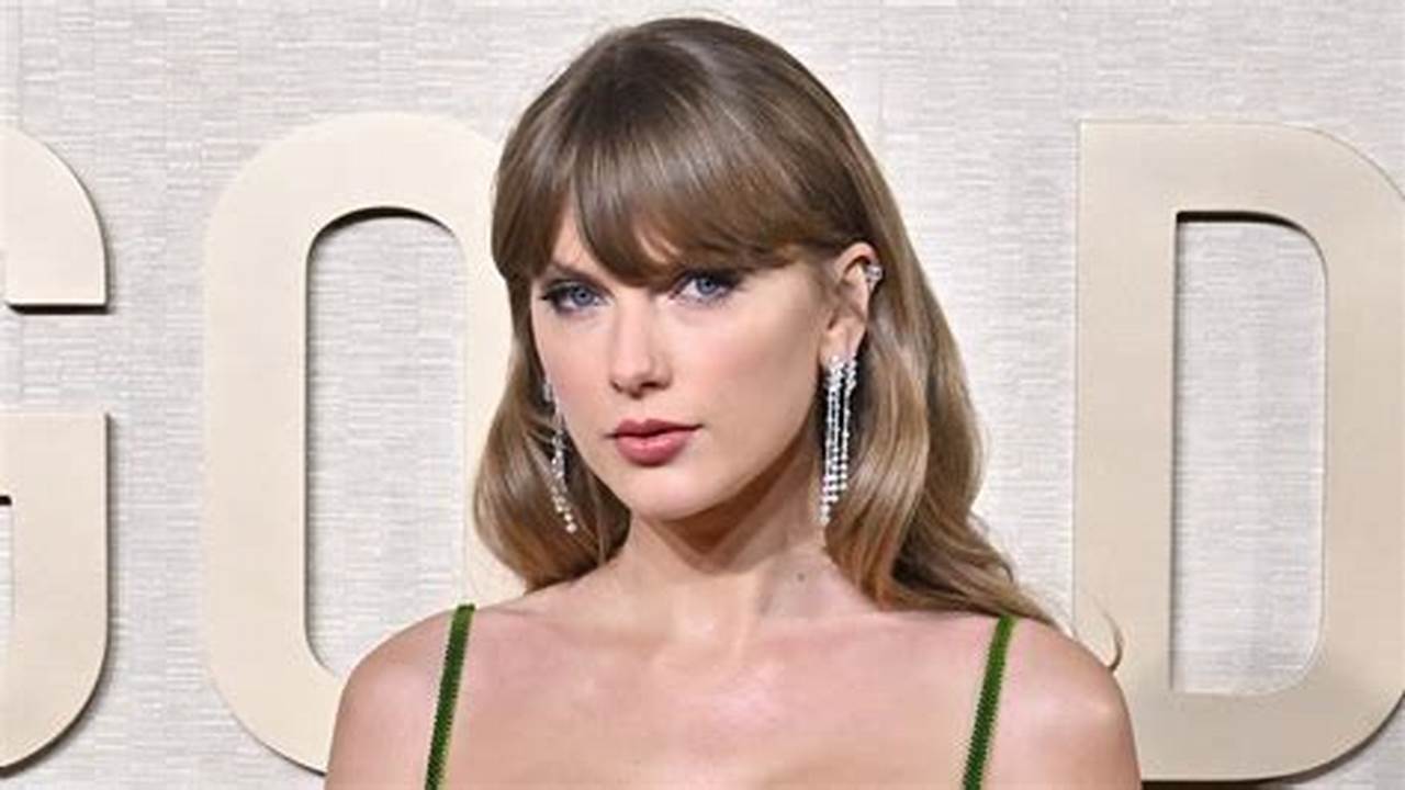 Taylor Swift Reaction Golden Globes 2024