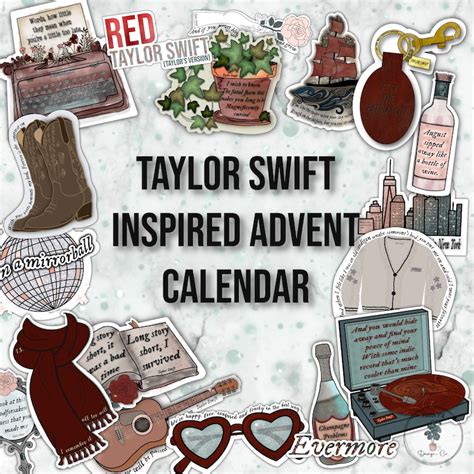 Taylor Swift Advent Calendar Ideas