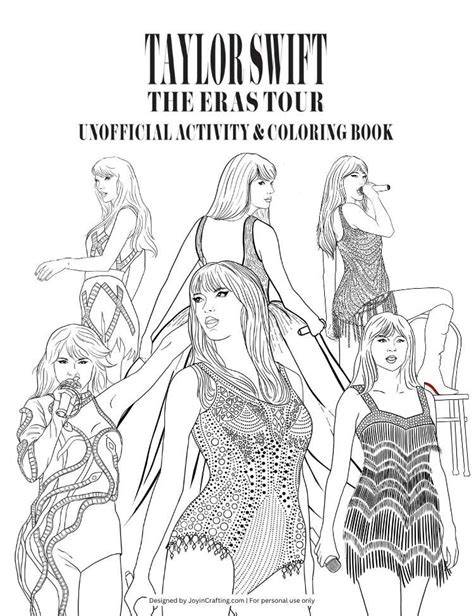Taylor Swift Coloring Pages Eras Tour