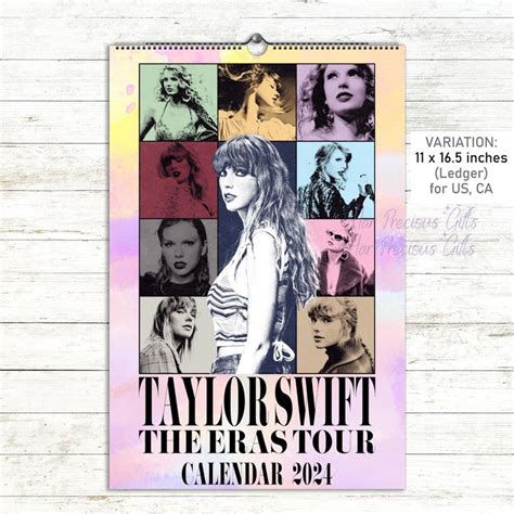Taylor Swift Eras Calendar