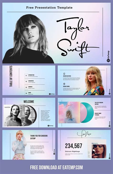 Taylor Swift Presentation Template