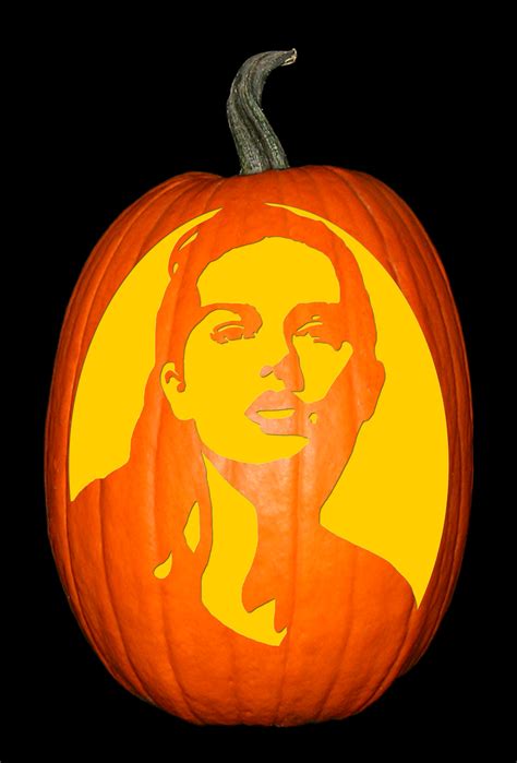 Taylor Swift Pumpkin Carving Template