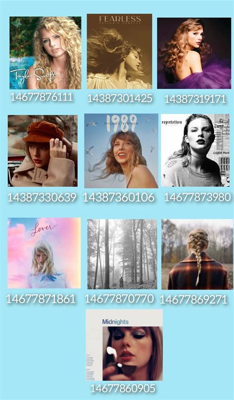Taylor Swift Roblox ID