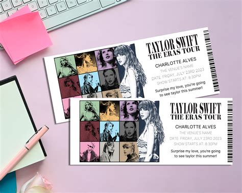 Taylor Swift Ticket Template