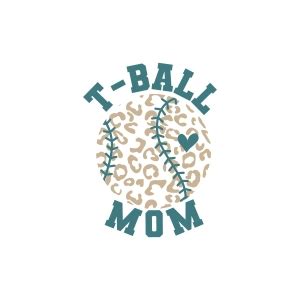 Hit it out of the park with Tball Mom Svg- The Perfect Addition to Your Sporty Collection!