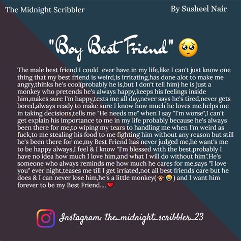 Tbh For Boy Bestie