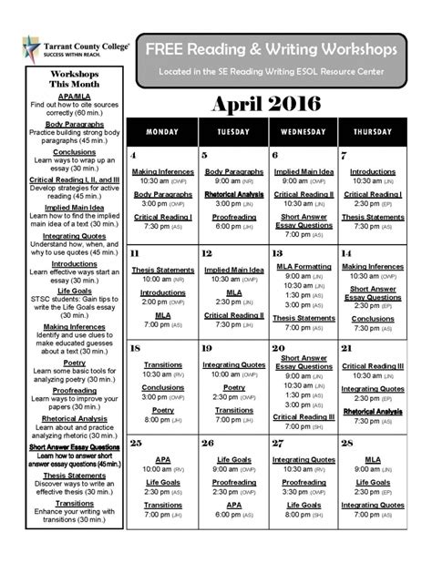 Tcc 2024 Calendar