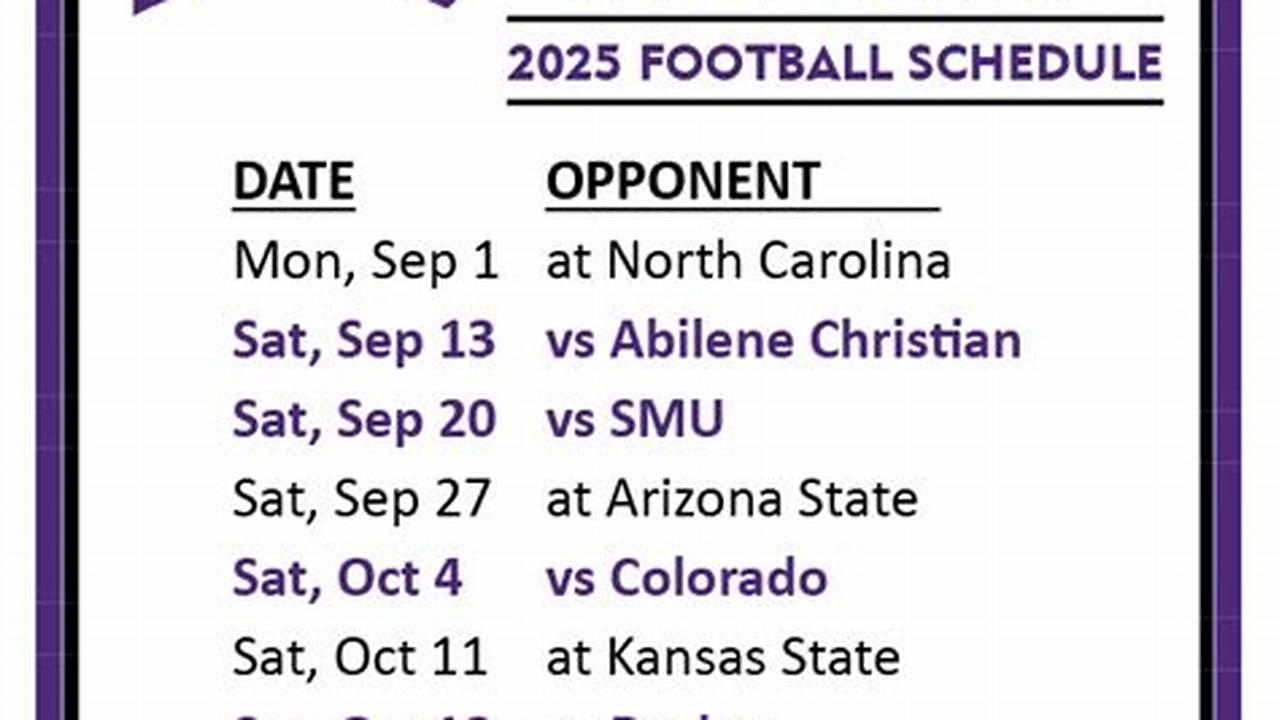 Tcu Spring Calendar 2025 Schedule