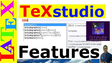 TeXstudio: Features
