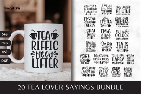 Download Tea Quotes Bundle Easy Edite