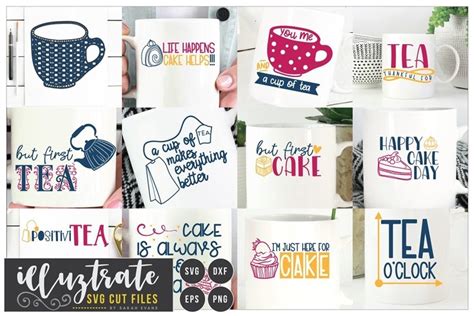 Download Tea Quotes Bundle Files DXF Files