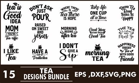 Download Tea Quotes Bundle Images