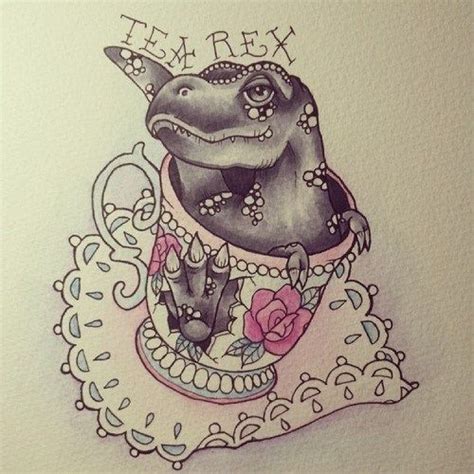 Tea Rex Tattoo