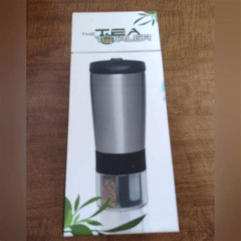 Indulge in Blissful Sips on-the-Go with our Tea Totaler Travel Mug: The Ultimate Infuser and Storage Container Combo!