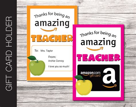 Teacher Appreciation Amazon Printable