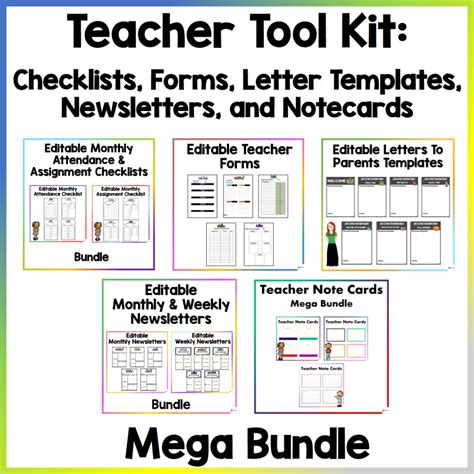 Download Teacher Bundle Easy Edite