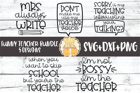 Download Teacher Bundle Files DXF Files
