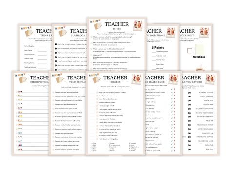 Download Teacher Bundle Printable