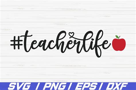 Download Teacher Life Commercial Use DXF Files