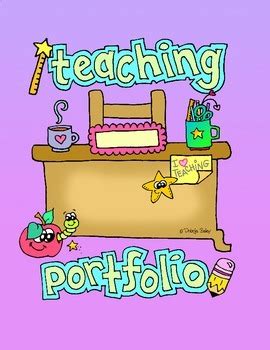 Techy Teacher Portfolio Cover Page Gambaran