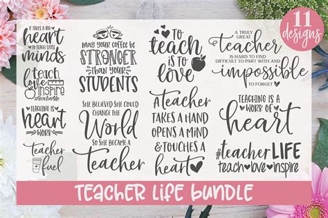 Download Teacher Quotes Bundle Files