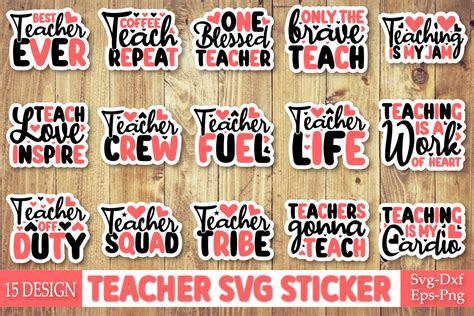 Download Teacher SVG Bundle / Cut File /... Creativefabrica For Crafts