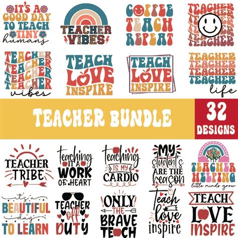Download Teacher SVG Bundle / Cut File /... Cricut SVG
