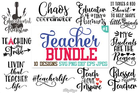 Download Teacher SVG Bundle / Cut File /... Cricut SVG Free PSD Mockups