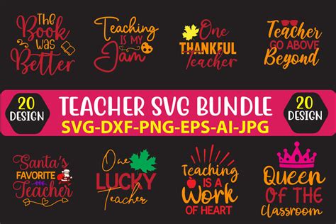 Download Teacher SVG Bundle / Cut File /... Files For Crafts
