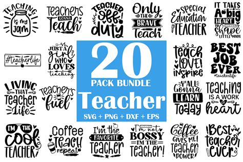 Download Teacher SVG Bundle / Cut File /... Silhouette For Crafts