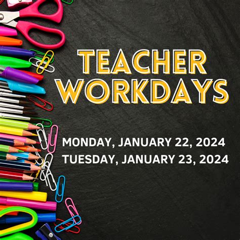 Teacher Workdays