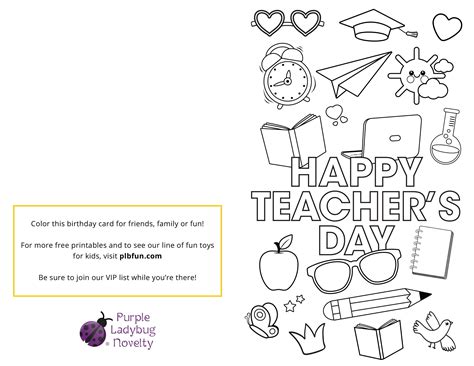 Teachers Day Card Printable