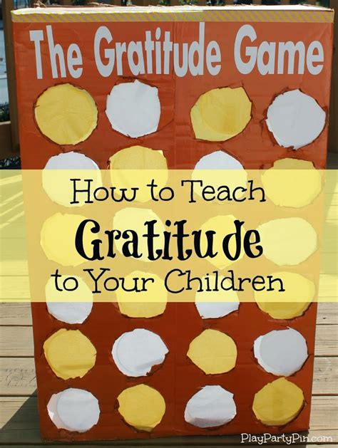 Teaching Gratitude Through Play