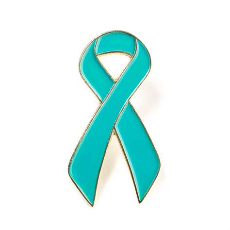 Teal Ribbon Ring A Reliable Medium For Helping Others 
