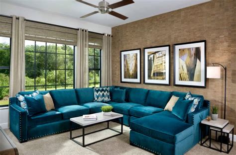 Teal Sectional Sofa