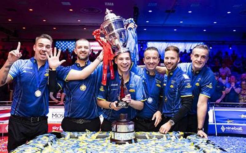 Team Europe Mosconi Cup 2022