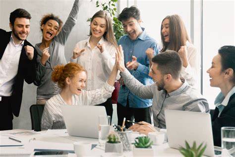 Team Celebrating Success