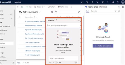 Teams Chat integration