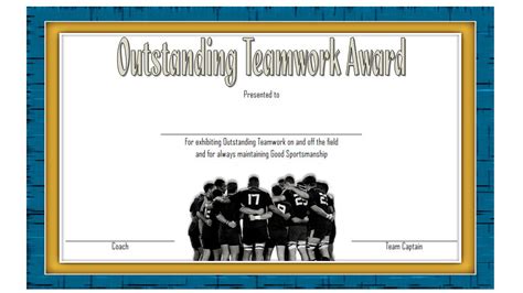 Unique Free Teamwork Certificate Templates 10 Team Awards Amazing